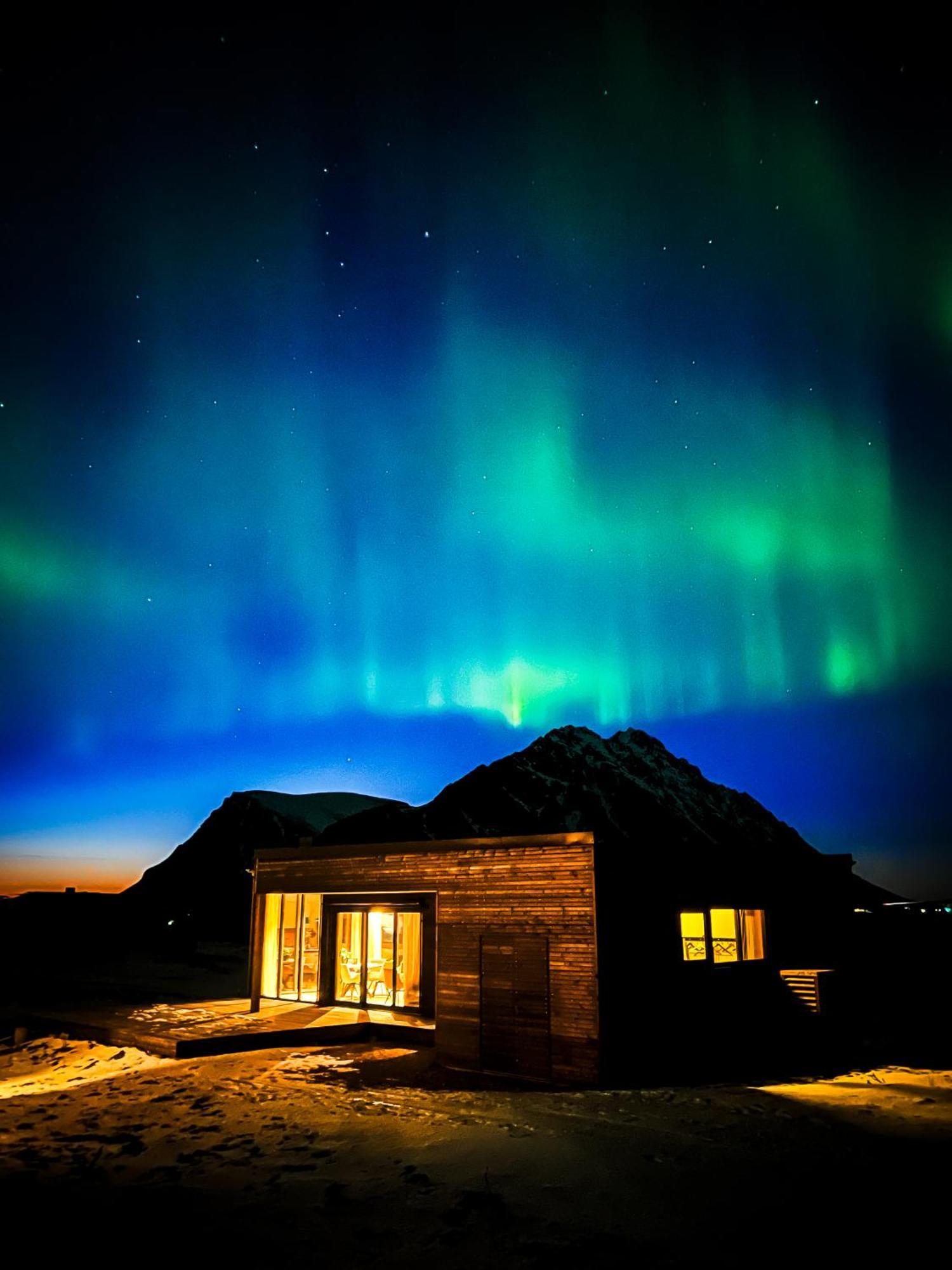 Kleppstad New Luxury Cabin Near Henningsvaer Lofoten מראה חיצוני תמונה